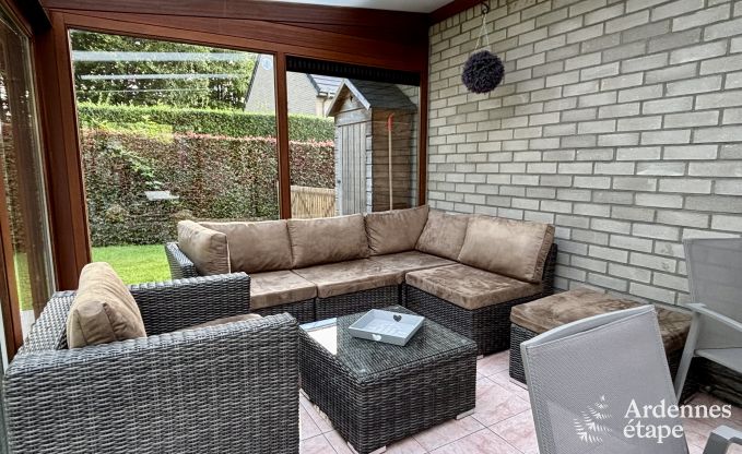 Vakantiehuis met jacuzzi, sauna, spelen en mooi uitzicht op de hoogten van Malmedy voor 6/8 personen in de Ardennen