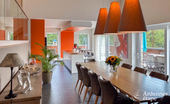 Luxe villa voor 8 personen met extra voorzieningen in Malmedy in de Ardennen