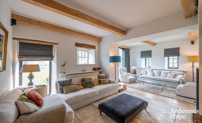 Charmant en stijlvol boerderijtje voor 14 personen en 2 honden in Manhay