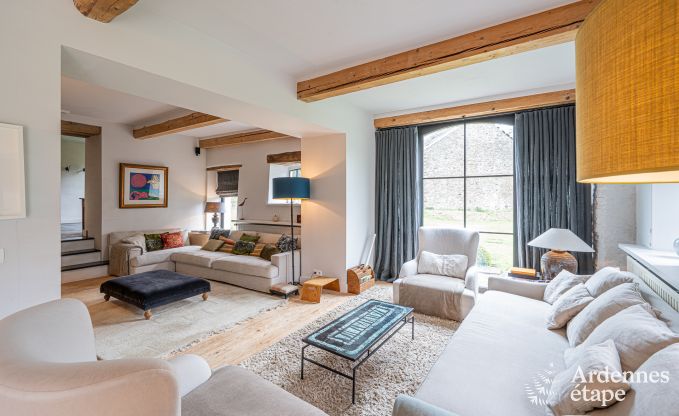 Charmant en stijlvol boerderijtje voor 14 personen en 2 honden in Manhay