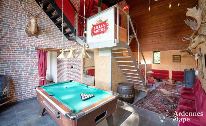 Vakantiehuis in Manhay voor 20 personen met 7 slaapkamers, eigen discotheek en bioscoop