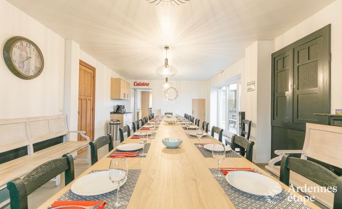 Vakantiehuis met sauna en spellen in Manhay voor 20 personen in de Ardennen