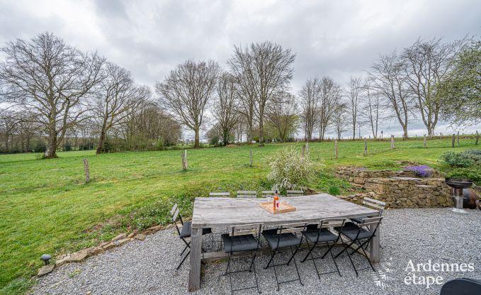 Charmant en stijlvol boerderijtje voor 14 personen en 2 honden in Manhay