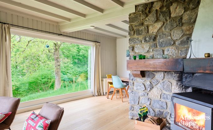 Houten chalet voor 6 personen te midden van de natuur in Marche-en-Famenne, Ardennen