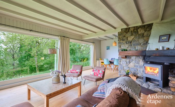 Houten chalet voor 6 personen te midden van de natuur in Marche-en-Famenne, Ardennen