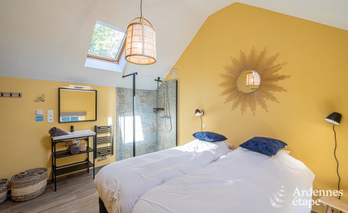 Charmant vakantiehuis aan het water in Marchin voor 4 personen