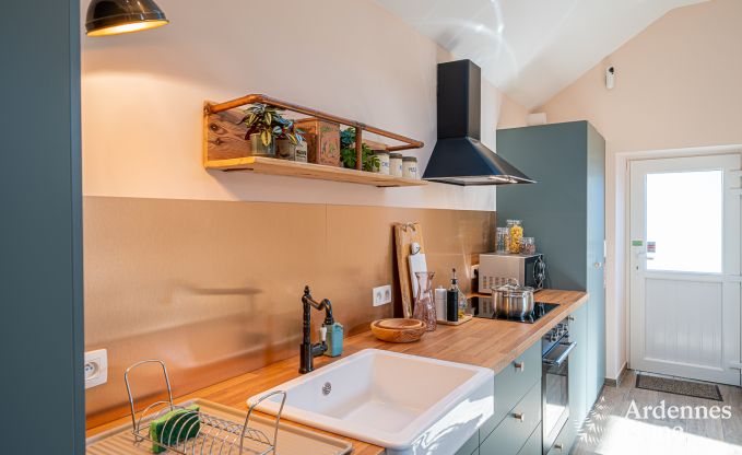 Charmant vakantiehuis aan het water in Marchin voor 4 personen