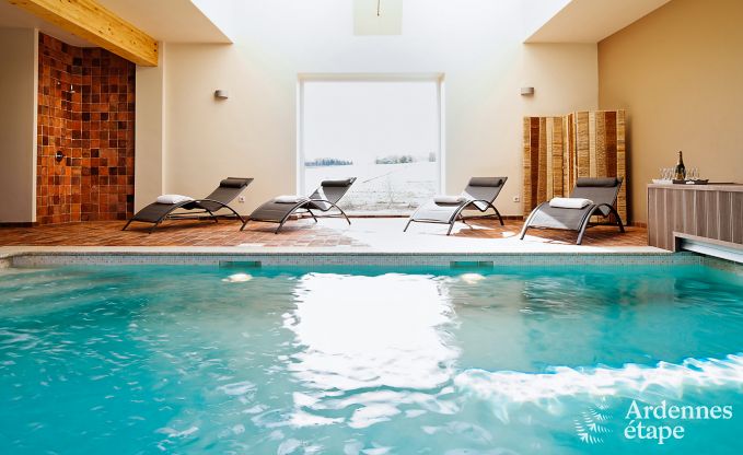 Luxevilla met zwembad en wellness voor 16 personen te huur in Maredsous