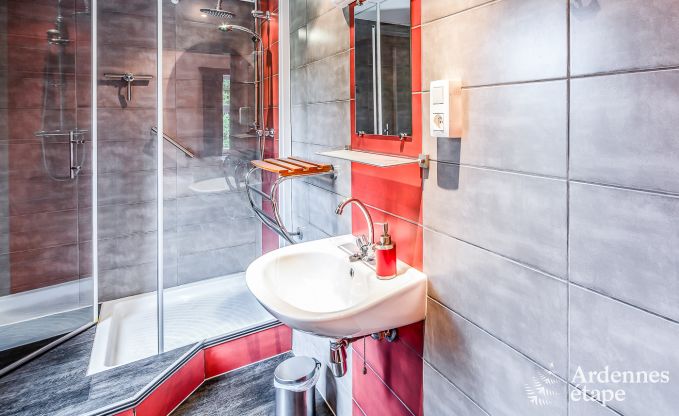 Vakantiewoning voor 41 personen met 22 slaapkamers aan het water in de Ardennen, nabij Maredsous