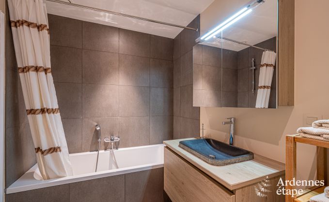 Ruime vakantiewoning in Maredsous voor 18 personen met 6 slaapkamers, 5 badkamers, pizzaoven en grote privtuin nabij Dinant en Mettet