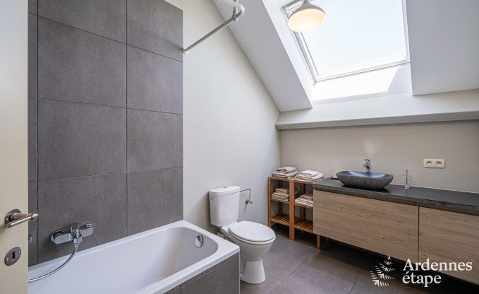 Ruime vakantiewoning in Maredsous voor 18 personen met 6 slaapkamers, 5 badkamers, pizzaoven en grote privtuin nabij Dinant en Mettet