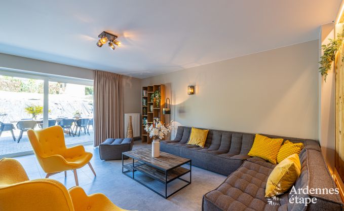 Rolstoeltoegankelijke vakantiewoning in Martelange voor 9 personen met priv�tuin