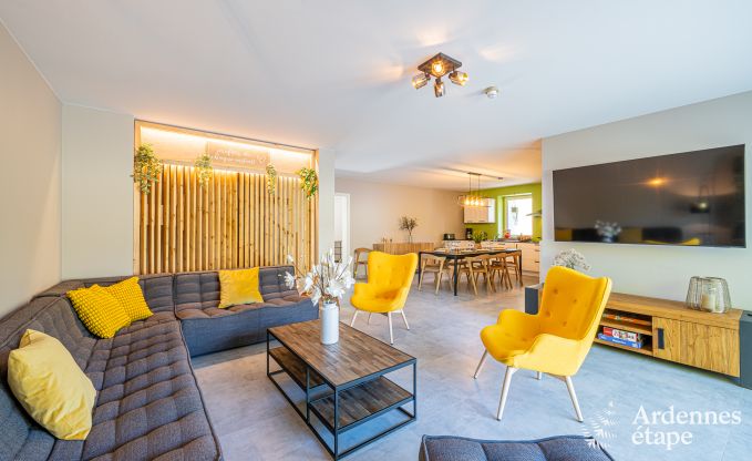 Rolstoeltoegankelijke vakantiewoning in Martelange voor 9 personen met priv�tuin