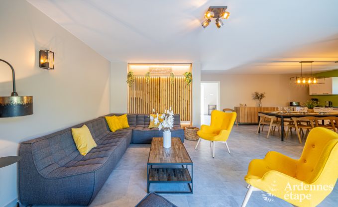 Rolstoeltoegankelijke vakantiewoning in Martelange voor 9 personen met priv�tuin