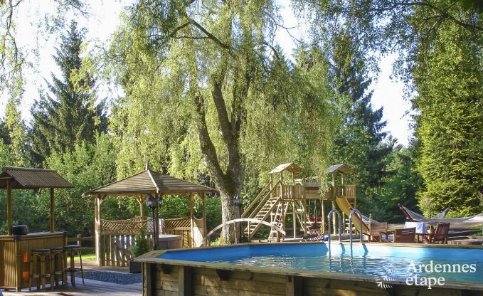 Luxueuze villa met zwembad voor 28 personen in Nadrin (Ardennen)