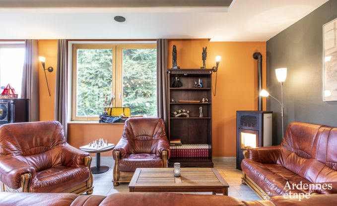 Vakantie midden in de natuur in de Ardennen: ruime villa in Houffalize (Nadrin) voor 28 personen met talrijke voorzieningen en diensten, huisdieren welkom
