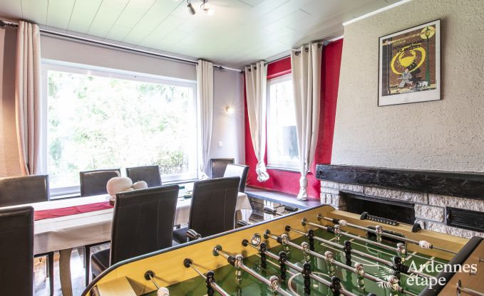 Vakantie midden in de natuur in de Ardennen: ruime villa in Houffalize (Nadrin) voor 28 personen met talrijke voorzieningen en diensten, huisdieren welkom