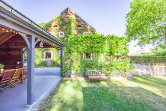 Appartement voor 4 personen in de Ardennen, bij Ohey, met mooie uitgeruste tuin