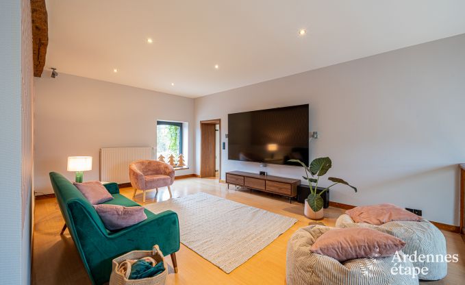 Vakantievilla in Ohey: luxe verblijf voor 10 personen met sauna, jacuzzi en priv�tuin