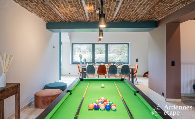 Vakantievilla in Ohey: luxe verblijf voor 10 personen met sauna, jacuzzi en priv�tuin