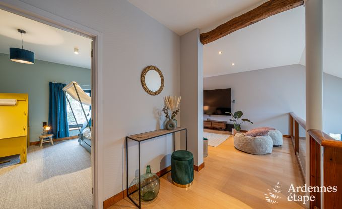 Vakantievilla in Ohey: luxe verblijf voor 10 personen met sauna, jacuzzi en priv�tuin