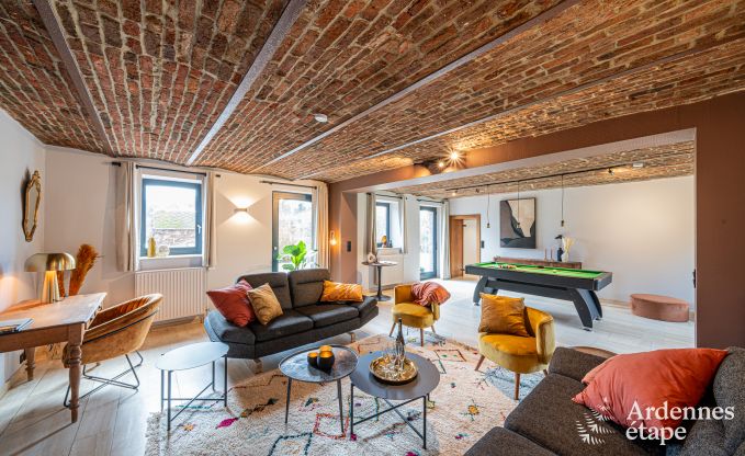 Vakantievilla in Ohey: luxe verblijf voor 10 personen met sauna, jacuzzi en priv�tuin