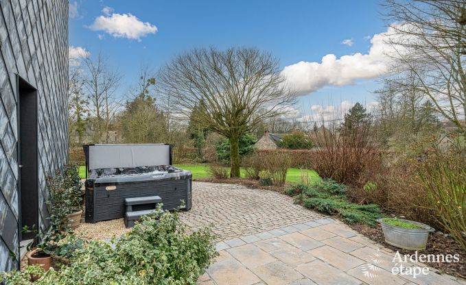 Vakantievilla in Ohey: luxe verblijf voor 10 personen met sauna, jacuzzi en priv�tuin