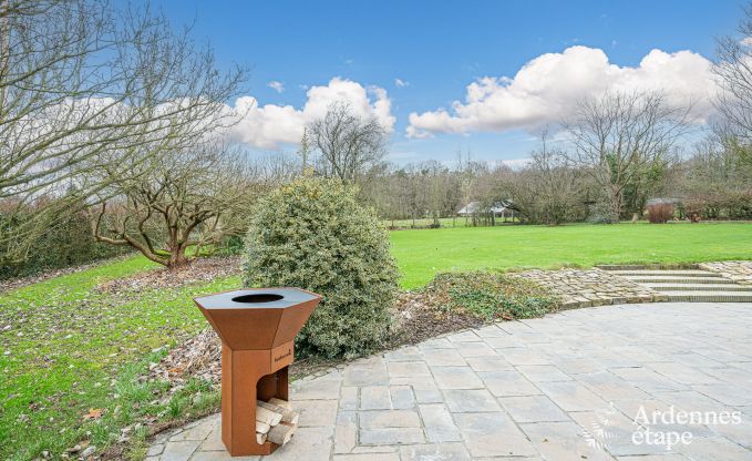 Vakantievilla in Ohey: luxe verblijf voor 10 personen met sauna, jacuzzi en priv�tuin