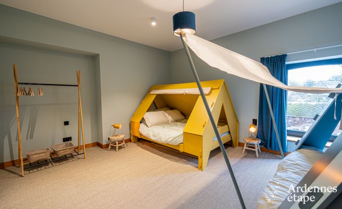 Vakantievilla in Ohey: luxe verblijf voor 10 personen met sauna, jacuzzi en priv�tuin