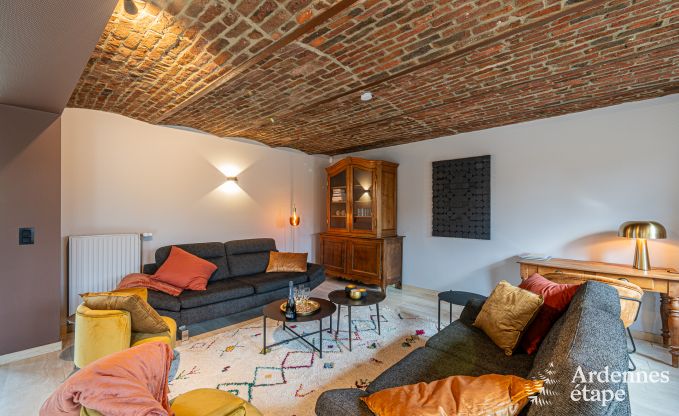 Vakantievilla in Ohey: luxe verblijf voor 10 personen met sauna, jacuzzi en priv�tuin