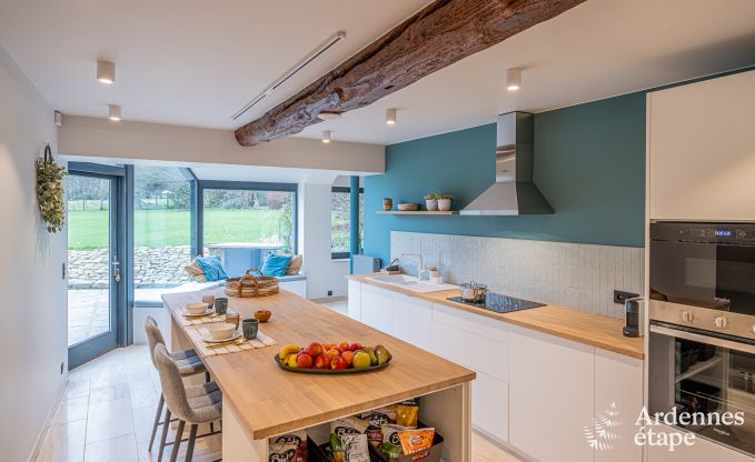 Vakantievilla in Ohey: luxe verblijf voor 10 personen met sauna, jacuzzi en priv�tuin