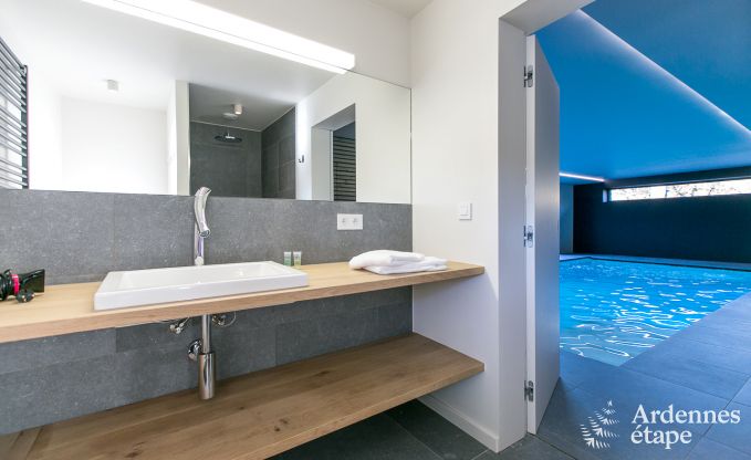 Luxueus 4,5-sterren vakantiehuis met zwembad te huur in Ohey