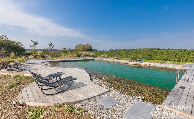 Luxueus appartement voor twee met zwembad in het prachtige Ohey