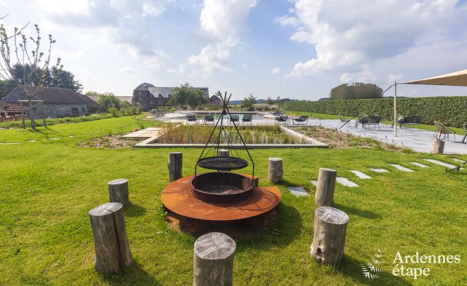 Luxueus appartement voor twee met zwembad in het prachtige Ohey