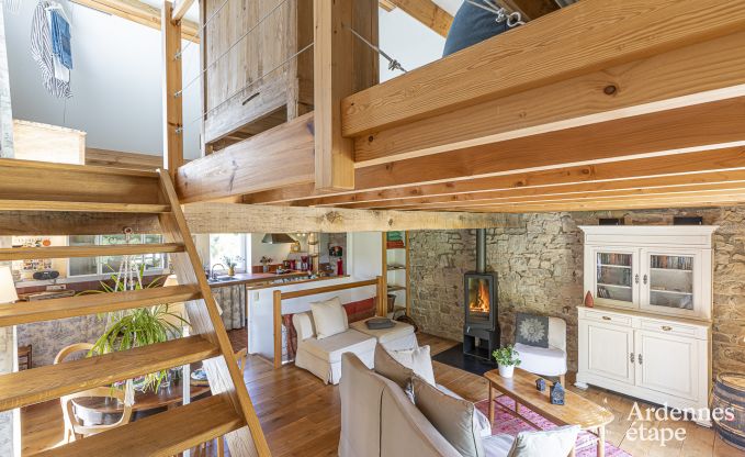 Vakantiehuis met tennisbaan in Onhaye voor 2/3 personen in de Ardennen