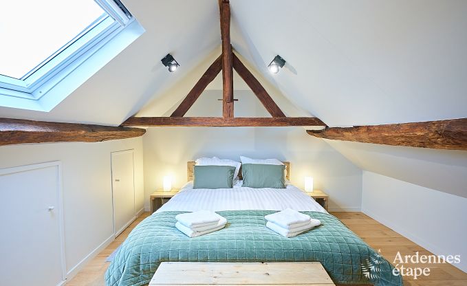 Schitterende vakantiewoning in Onhaye met zwembad, jacuzzi, sauna en speelkamers voor 14 personen nabij Dinant