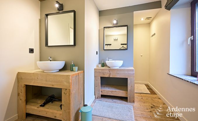 Schitterende vakantiewoning in Onhaye met zwembad, jacuzzi, sauna en speelkamers voor 14 personen nabij Dinant