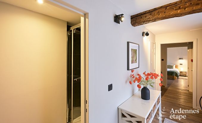 Schitterende vakantiewoning in Onhaye met zwembad, jacuzzi, sauna en speelkamers voor 14 personen nabij Dinant