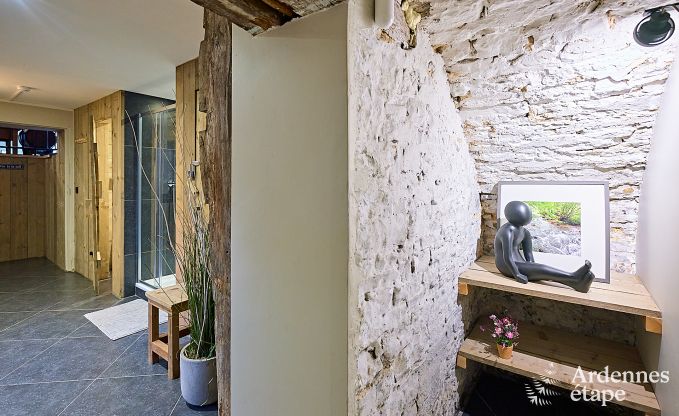 Schitterende vakantiewoning in Onhaye met zwembad, jacuzzi, sauna en speelkamers voor 14 personen nabij Dinant