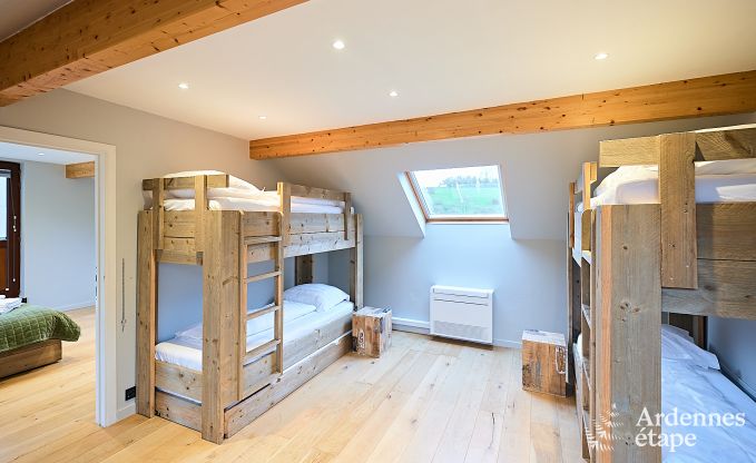 Schitterende vakantiewoning in Onhaye met zwembad, jacuzzi, sauna en speelkamers voor 14 personen nabij Dinant