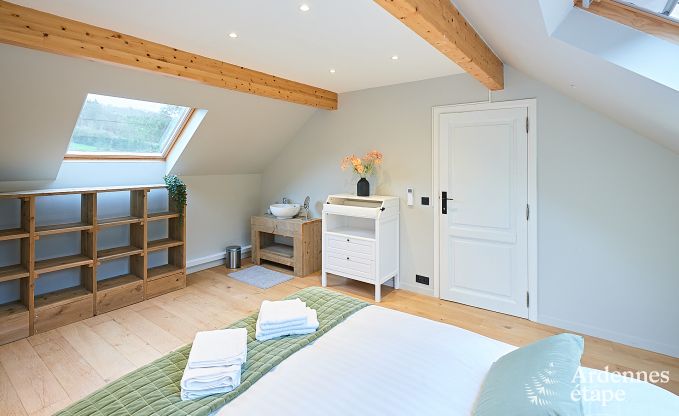 Schitterende vakantiewoning in Onhaye met zwembad, jacuzzi, sauna en speelkamers voor 14 personen nabij Dinant