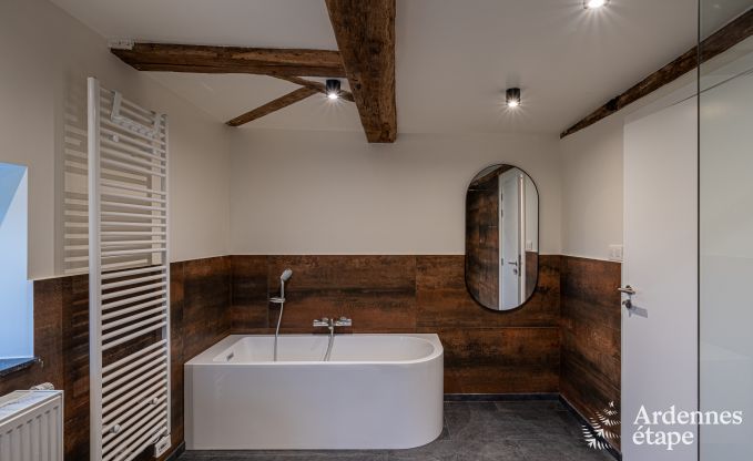 Luxe kasteel voor 30 personen in Ouffet met 14 slaapkamers, 12 badkamers, binnenzwembad, sauna en priv�tuin