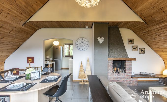 Chalet 4 personen in Ovifat, priv�tuin, familievoorzieningen, comfort en natuur in de Ardennen