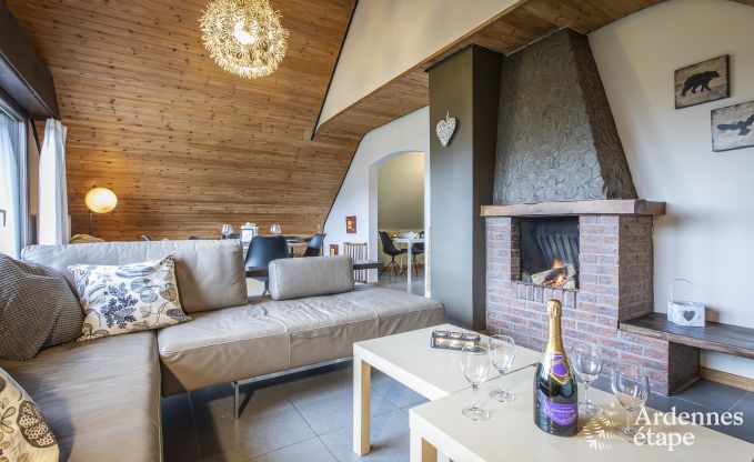 Chalet 4 personen in Ovifat, priv�tuin, familievoorzieningen, comfort en natuur in de Ardennen