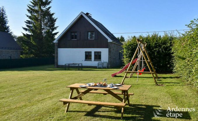 Chalet 4 personen in Ovifat, priv�tuin, familievoorzieningen, comfort en natuur in de Ardennen