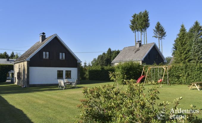 Chalet 4 personen in Ovifat, priv�tuin, familievoorzieningen, comfort en natuur in de Ardennen