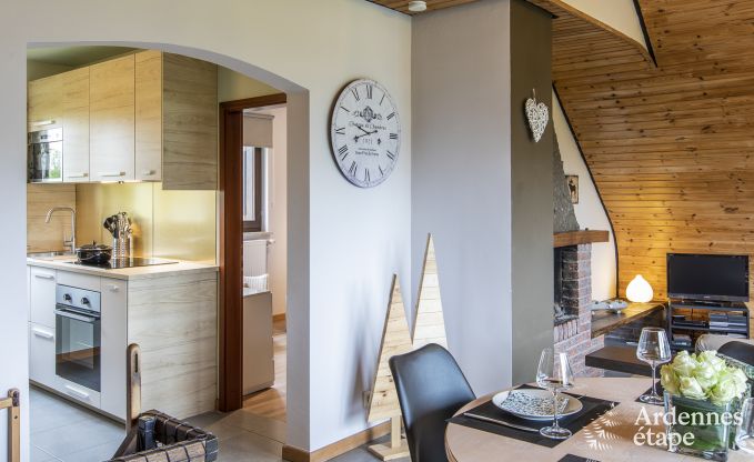 Chalet 4 personen in Ovifat, priv�tuin, familievoorzieningen, comfort en natuur in de Ardennen
