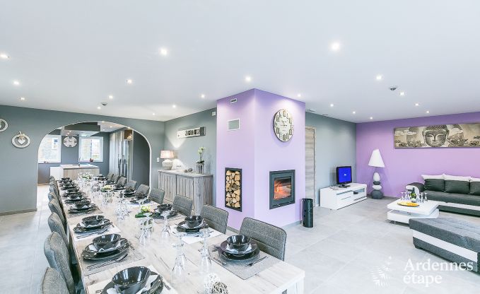 Luxe vakantiehuis in Paliseul met zwembad, wellness en spellen,  voor 28 personen in de Ardennen