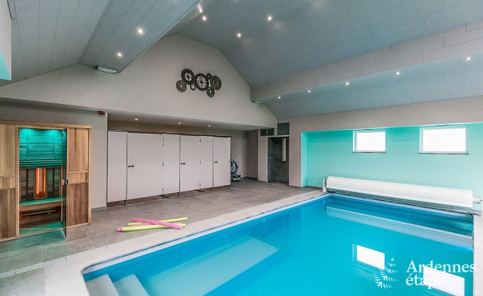 Luxe vakantiehuis in Paliseul met zwembad, wellness en spellen,  voor 28 personen in de Ardennen