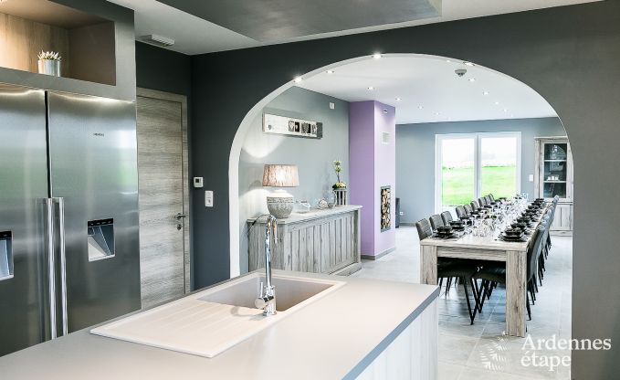 Luxe vakantiehuis in Paliseul met zwembad, wellness en spellen,  voor 28 personen in de Ardennen